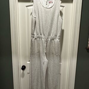 Gray Sleeveless Jumpsuit